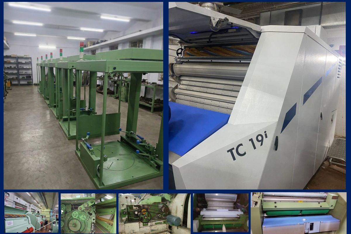 Carding conversion upgrade fitted on card — APRO doff and flat strip handling